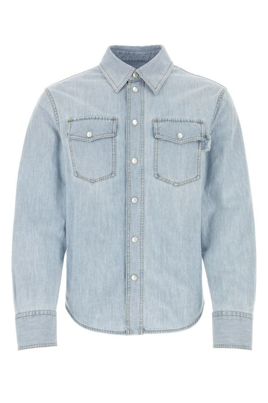 BOTTEGA VENETA | Light-blue denim shirt