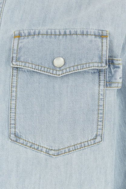 BOTTEGA VENETA | Light-blue denim shirt