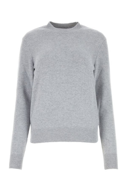 BOTTEGA VENETA | Grey stretch cashmere blend sweater