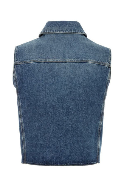 GIVENCHY | Denim sleeveless jacket