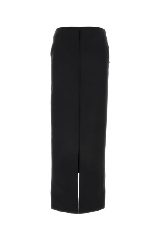GIVENCHY | Black wool blend skirt