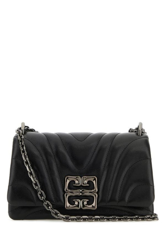 GIVENCHY | Black leather small 4G Soft shoulder bag