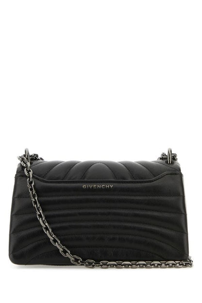 GIVENCHY | Black leather small 4G Soft shoulder bag