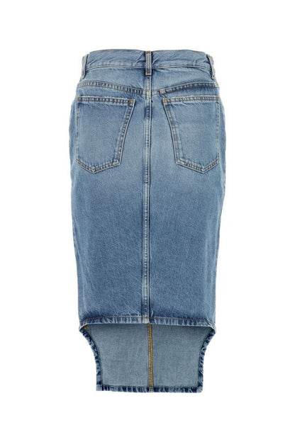 GIVENCHY | Denim midi skirt