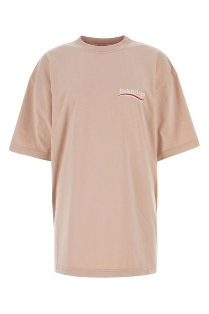 BALENCIAGA | Powder pink cotton oversize t-shirt