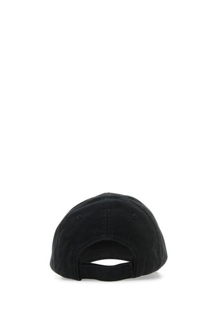 BALENCIAGA | Black cotton Surfer baseball hat