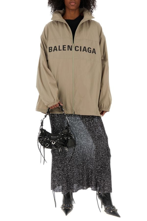 BALENCIAGA | Black cotton oversize t-shirt