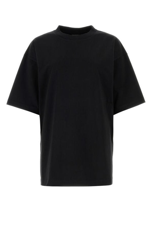 BALENCIAGA | Black cotton oversize t-shirt