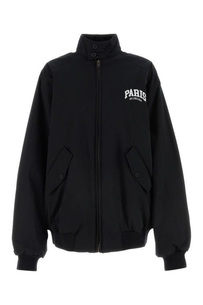 BALENCIAGA | Black cotton oversize jacket