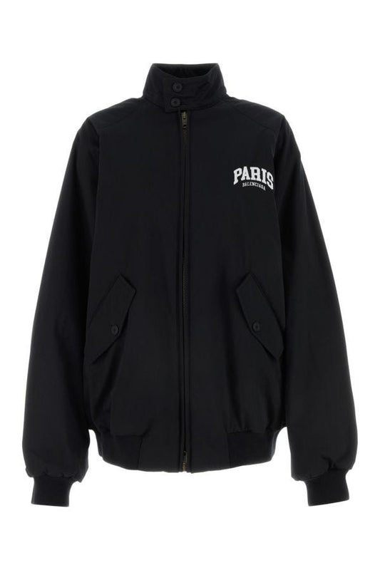 BALENCIAGA | Black cotton oversize jacket
