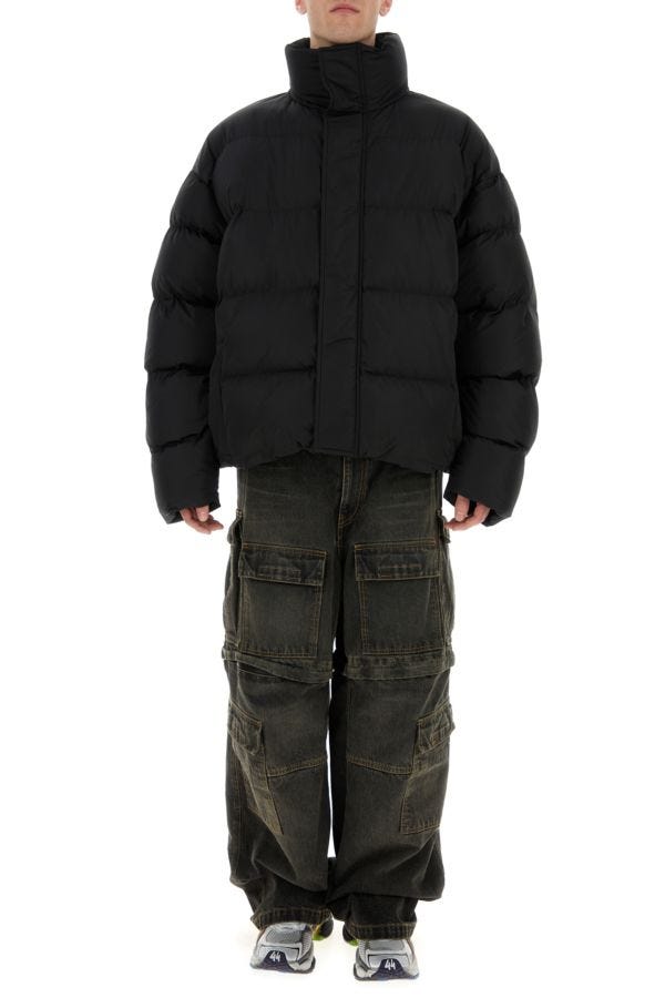 BALENCIAGA | Black polyester padded jacket