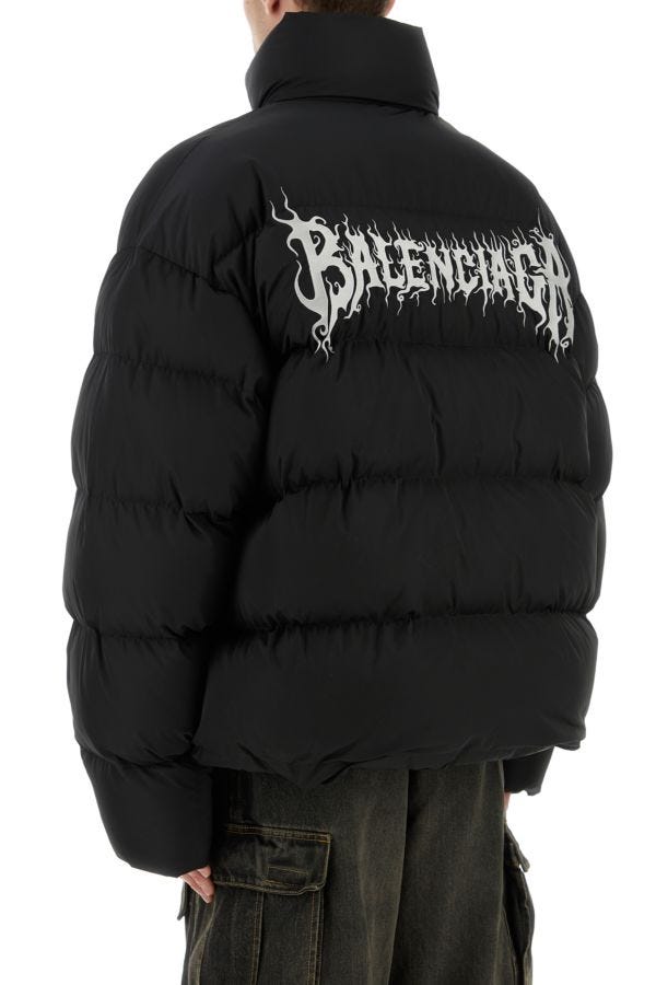 BALENCIAGA | Black polyester padded jacket