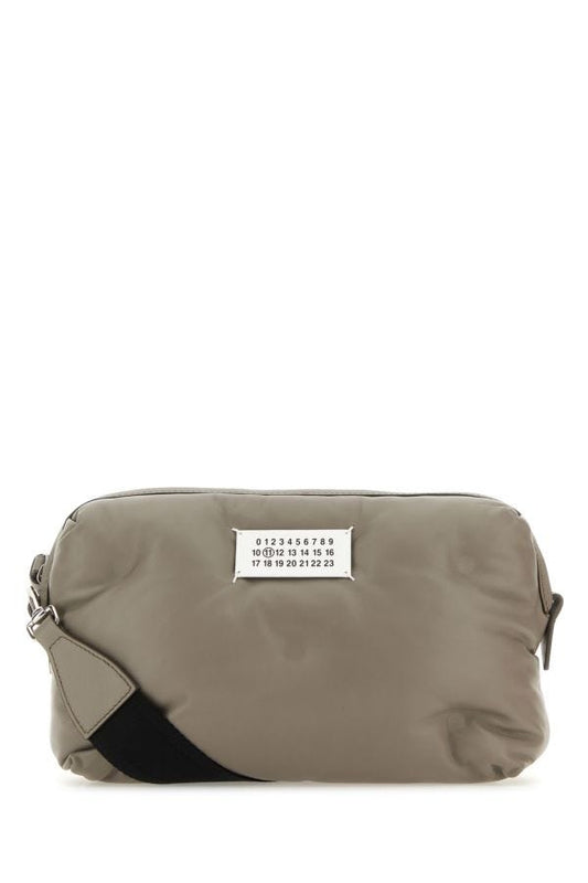 MAISON MARGIELA | Grey nappa leather Glam Slam clutch
