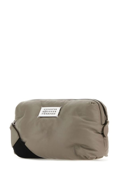 MAISON MARGIELA | Grey nappa leather Glam Slam clutch