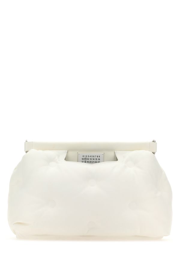 MAISON MARGIELA | White nappa leather medium Glam Slam Classique crossbody bag