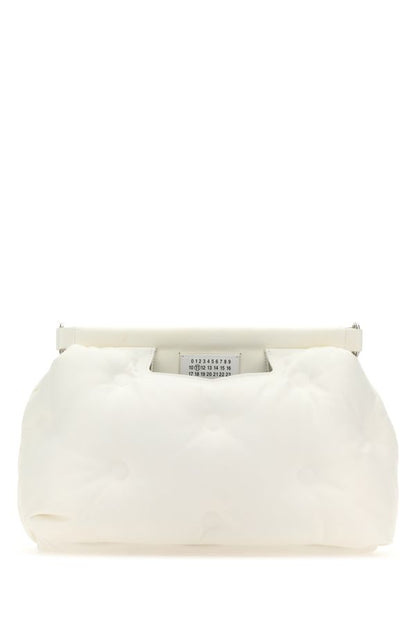 MAISON MARGIELA | White nappa leather medium Glam Slam Classique crossbody bag