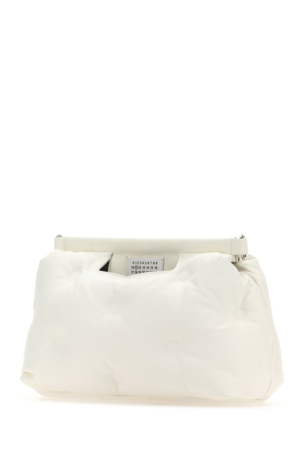 MAISON MARGIELA | White nappa leather medium Glam Slam Classique crossbody bag