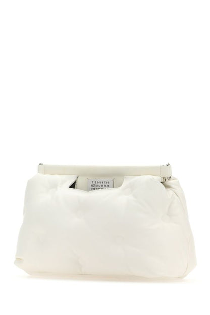 MAISON MARGIELA | White nappa leather medium Glam Slam Classique crossbody bag