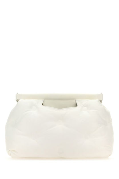MAISON MARGIELA | White nappa leather medium Glam Slam Classique crossbody bag