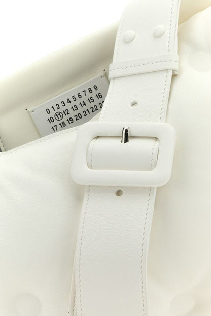 MAISON MARGIELA | White nappa leather medium Glam Slam Classique crossbody bag