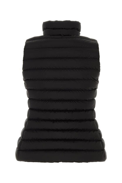 BALENCIAGA | Black nylon sleeveless jacket