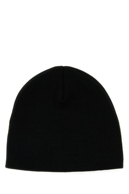 BALENCIAGA | Black acrylic 3B beanie hat