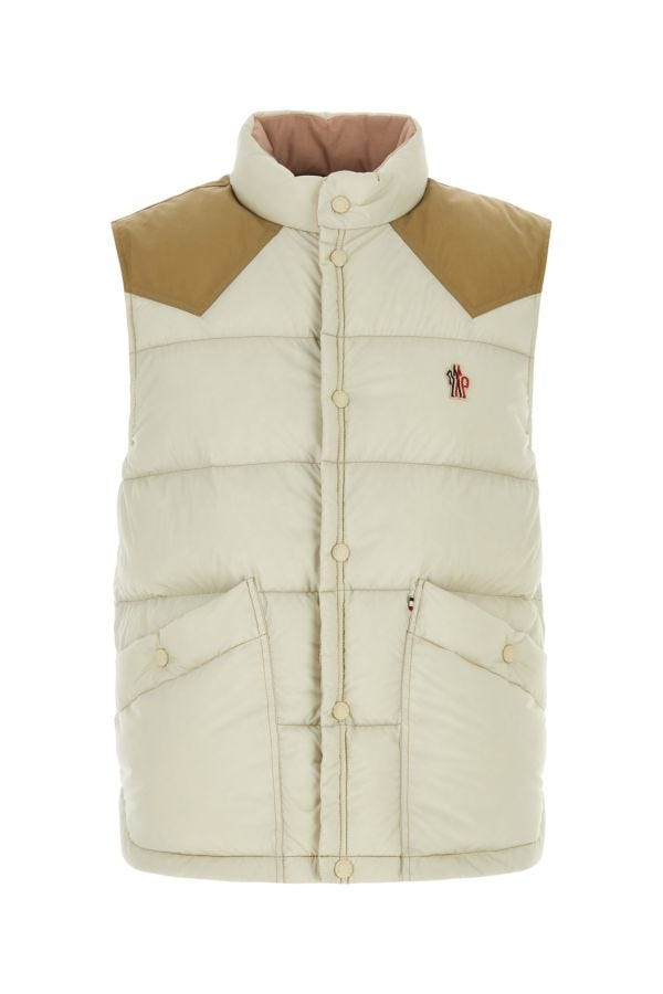 MONCLER | Sand nylon Veny down jacket