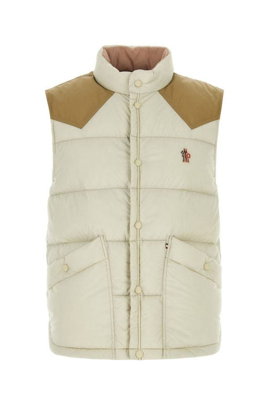 MONCLER | Sand nylon Veny down jacket