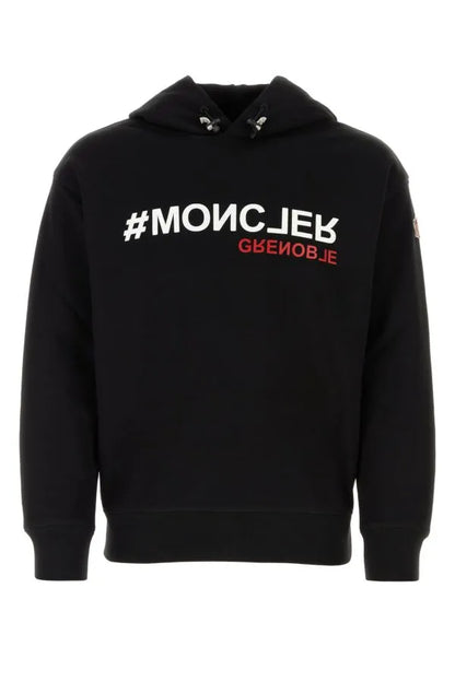 MONCLER | ブラックコットンスウェットシャツ