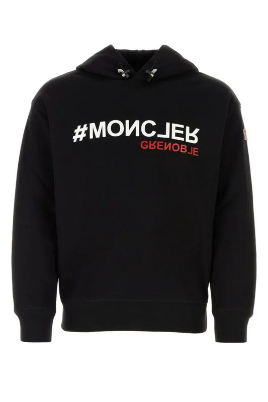 MONCLER | ブラックコットンスウェットシャツ