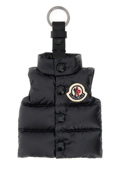 MONCLER | Black polyester key ring