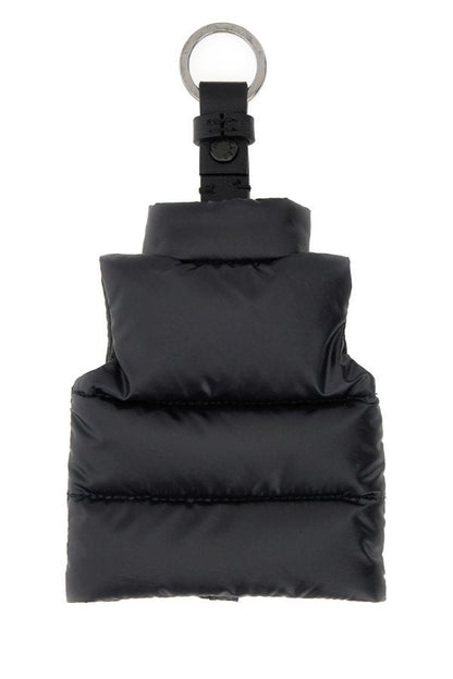 MONCLER | Black polyester key ring