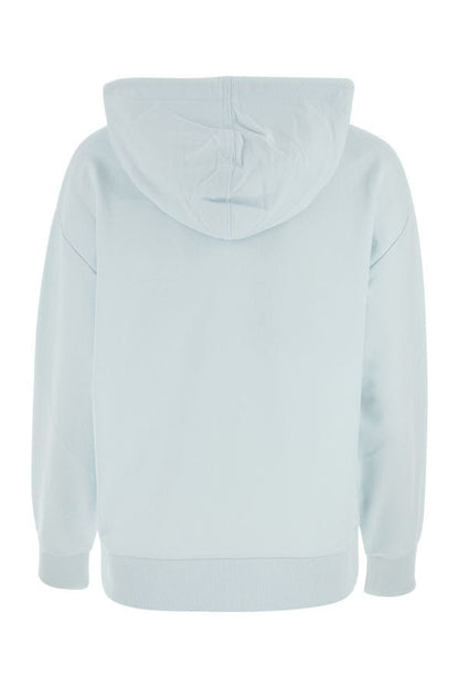MONCLER | Pastel light blue cotton sweatshirt