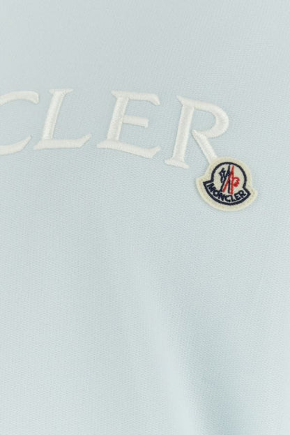 MONCLER | Pastel light blue cotton sweatshirt