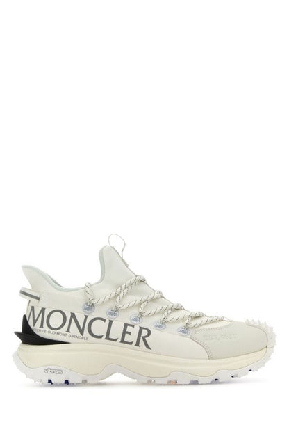 MONCLER | White fabric and rubber Trailgrip Lite2 sneakers