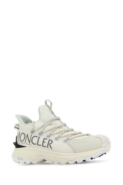 MONCLER | White fabric and rubber Trailgrip Lite2 sneakers
