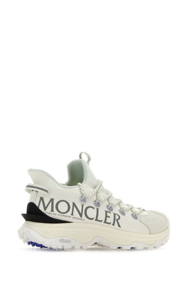 MONCLER | White fabric and rubber Trailgrip Lite2 sneakers