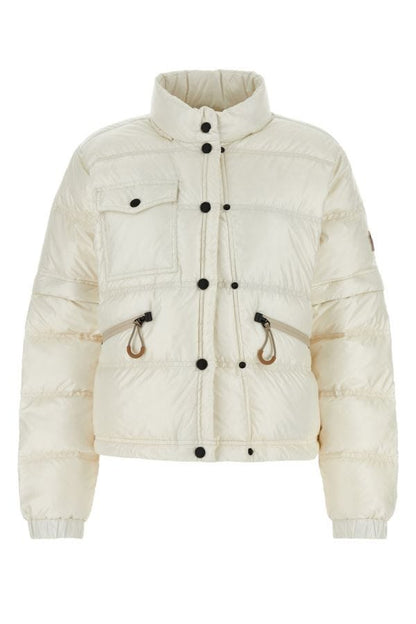 MONCLER | Ivory nylon Mauduit down jacket