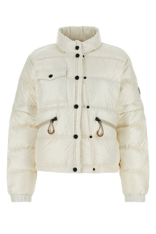 MONCLER | Ivory nylon Mauduit down jacket