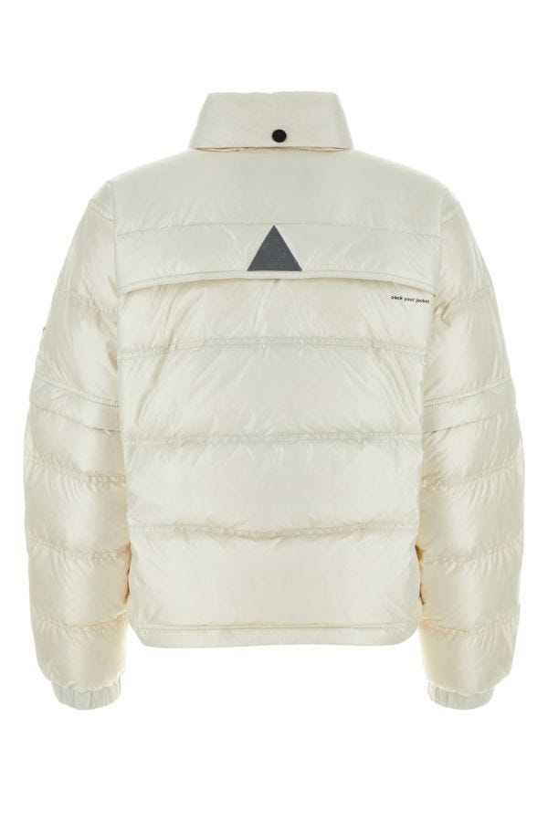 MONCLER | Ivory nylon Mauduit down jacket