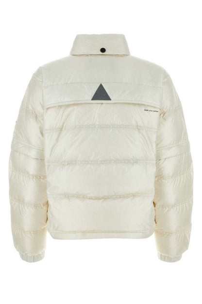 MONCLER | Ivory nylon Mauduit down jacket
