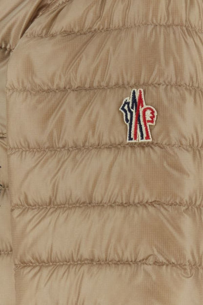 MONCLER | Camel nylon Eibing down jacket