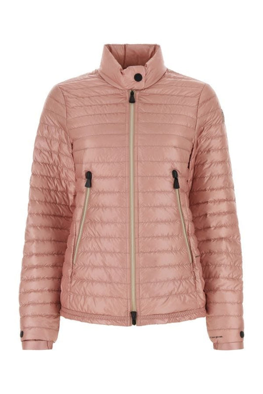 MONCLER | Antiqued pink nylon Pontaix down jacket