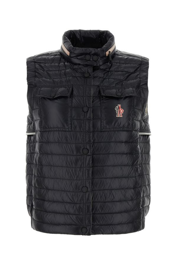 MONCLER | Black nylon Gumiane down jacket