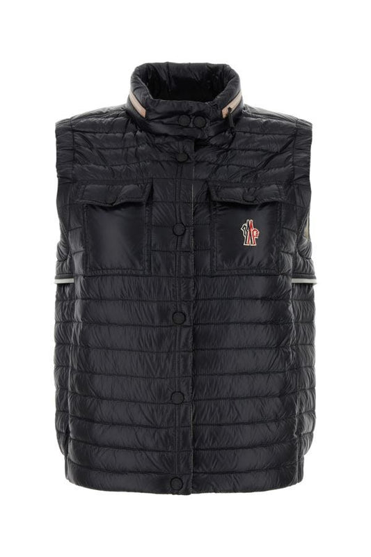 MONCLER | Black nylon Gumiane down jacket
