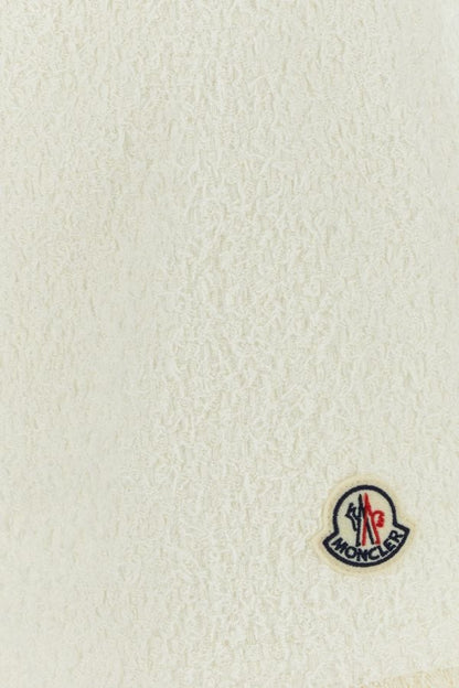 MONCLER | Ivory tweed shorts