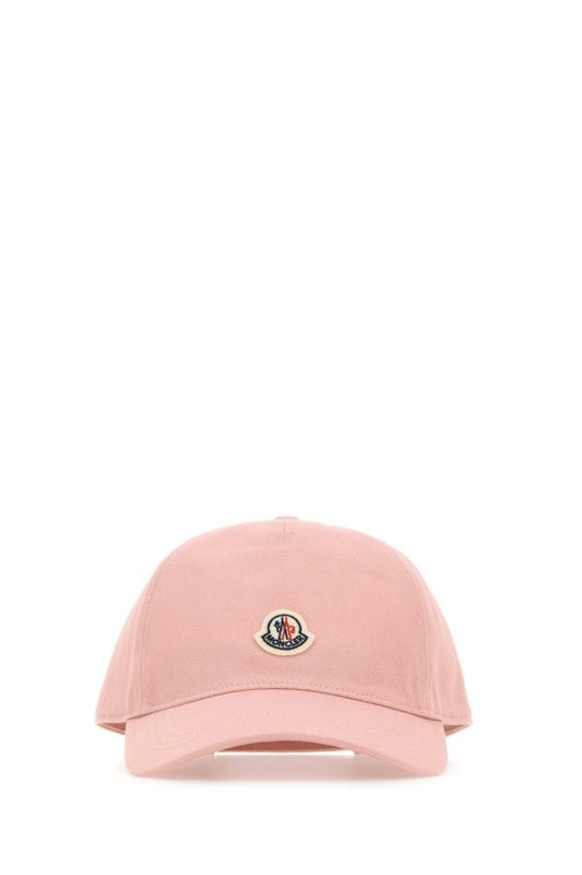 MONCLER | Pink cotton baseball cap