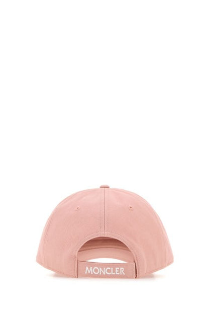 MONCLER | Pink cotton baseball cap