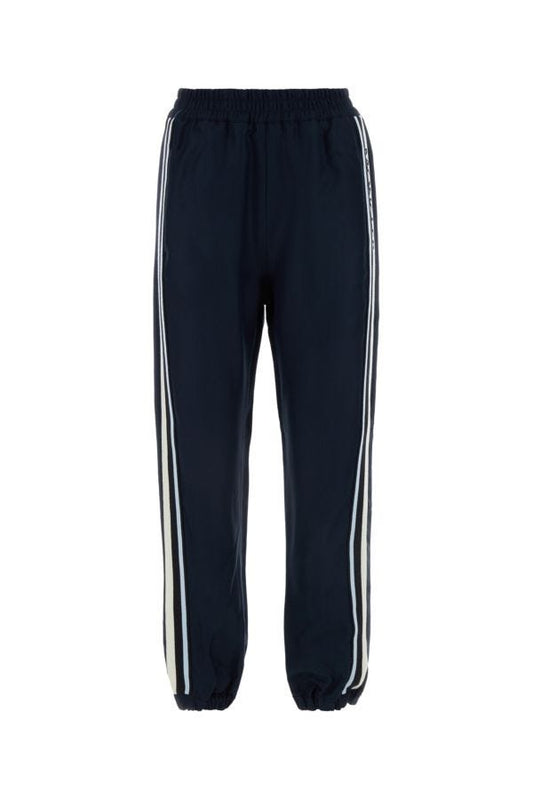 MONCLER | Dark blue viscose joggers