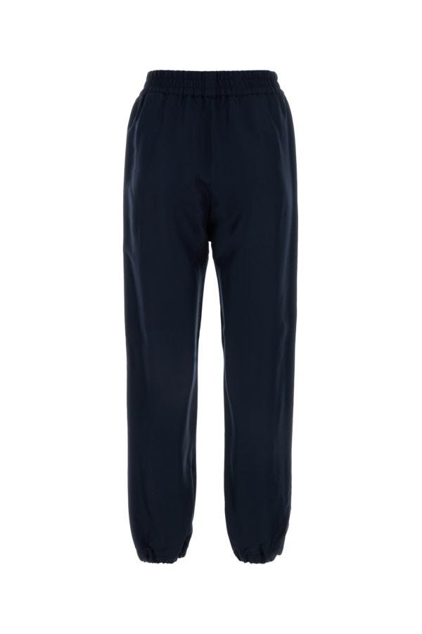 MONCLER | Dark blue viscose joggers